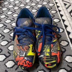 Adidas Kids cleats - Blue and Yellow